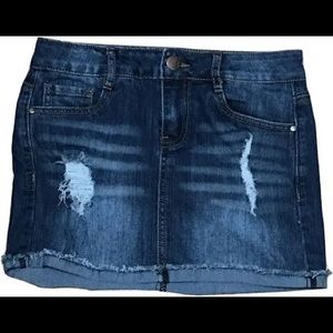 Dollhouse Jeans Denim Mini Skirt Juniors size 7